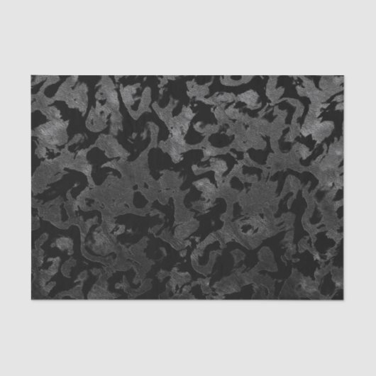 Moderne Camouflage - Schwarz und Dunkelgrau - Tarn Seidenpapier (Vorderseite)