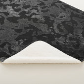 Moderne Camouflage - Schwarz und Dunkelgrau - Tarn Sherpadecke (3/4)