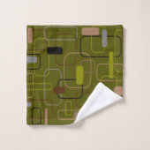 Moderne Camouflauge des Mittelalters Badhandtuch Set (Waschlappen)