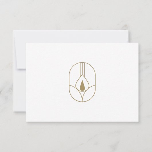 Moderne Candle Care Card Dankeskarte (Rückseite)