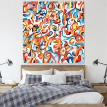 Moderne Canvas Print - Abstrakte Farben