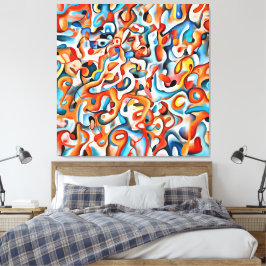 Moderne Canvas Print - Abstrakte Farben Leinwanddruck