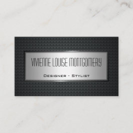Moderne Carbon Fiber Beruflich Business Card Visitenkarte