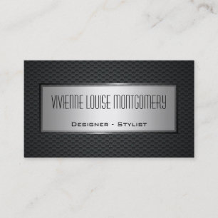Moderne Carbon Fiber Beruflich Business Card Visitenkarte