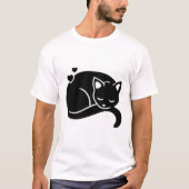 Moderne Cat Climbing Walls T-Shirt (Vorderseite)