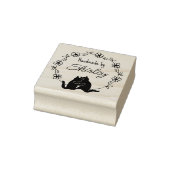 Moderne Cat Logo-Handschrift Gummistempel (Stempel)
