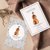 Moderne Cello Music - Einladung