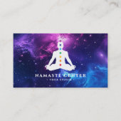 Moderne Chakra-Heilungs-/Medizin-Sozialen & QR-Cod Visitenkarte (Vorderseite)