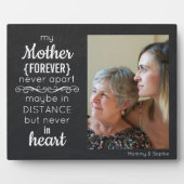 Moderne Chalkboard-Mutter für immer, nie aus dem F Fotoplatte (Vorderseite)