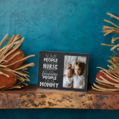 Moderne Chalkboard Mutter Tag Custom Frame Plaque Fotoplatte (Seite)