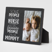 Moderne Chalkboard Mutter Tag Custom Frame Plaque Fotoplatte (Seite)