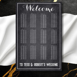 Moderne Chalkboard Script Minimalistische Seekarte Fotodruck