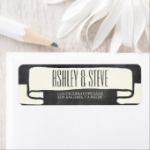 MODERNE CHALKBOARD WEDESS-ADRESSE ETIKETTIEREN (Insitu)