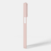 Moderne Champagner-Rosa-Weiß-Monogramm-Name Case-Mate iPhone Hülle (Rückseite / Rechts)