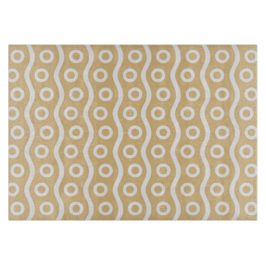 Moderne Champagnerblasen Schneidebrett (Vorderseite)