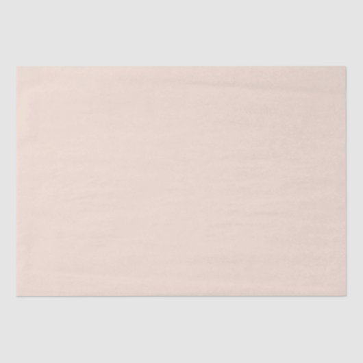Moderne Champagnerrosa Schlichte Solid Color Seidenpapier (Vorderseite)