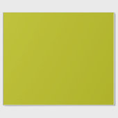 Moderne Chartreuse Grün Einfarbig Einheitsfarbe Geschenkpapier (Flach)