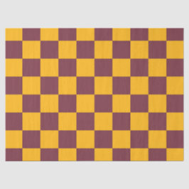 Moderne Checkerboard Team Sport School Farben Spaß Seidenpapier