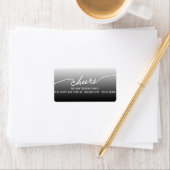Moderne Cheers Calligraphy Script Holiday Address (Insitu)