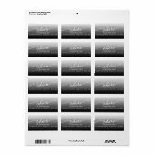 Moderne Cheers Calligraphy Script Holiday Address (Vorne)