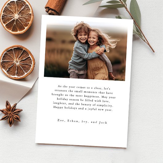 Moderne Chera jeden Augenblick Kinder Weihnachten Karte