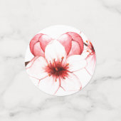 Moderne Cherry-Blossom-Hochzeit Konfetti (Klein Vorderseite)