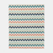 Moderne Chevron-Design individuell anpassbare weic Fleecedecke (Vorderseite)