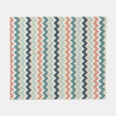 Moderne Chevron-Design individuell anpassbare weic Fleecedecke (Vorderseite (Horizontal))