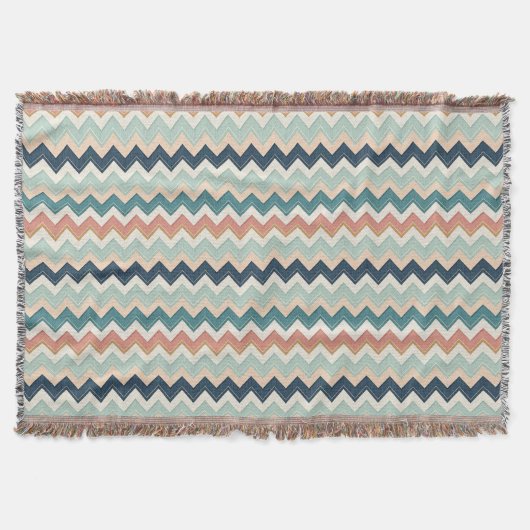 Moderne Chevron-Design individuell weich Decke (Vorderseite)