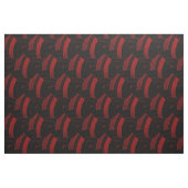 Moderne Chevronen aus schwarz/rot-schick Stoff (Fat Quarter (45,7 x 55,9 cm))