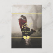 Moderne Chic Add Foto Wedding QR CD Umschließkarte Begleitkarte (Vorderseite)