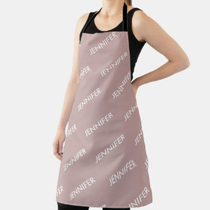 Moderne Chic Benutzerdefinierte Personalisierte St Schürze