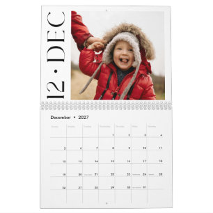 Moderne Chic Erstellen Sie Ihr eigenes Foto Kalender