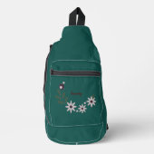Moderne Chic Floral Crossbody Bag (Vorderseite)