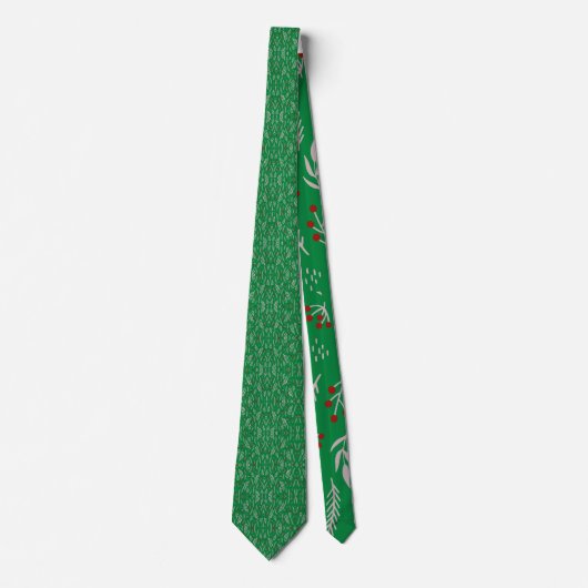 Moderne Chic Floral Neck Tie Krawatte (Vorderseite)