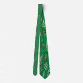 Moderne Chic Floral Neck Tie Krawatte (Rückseite)