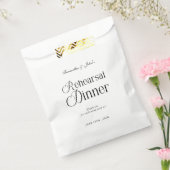 Moderne Chic Generalprobe-Dinner Danke Geschenktütchen (Versiegelt)