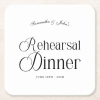 Moderne Chic Generalprobe zum Abendessen
