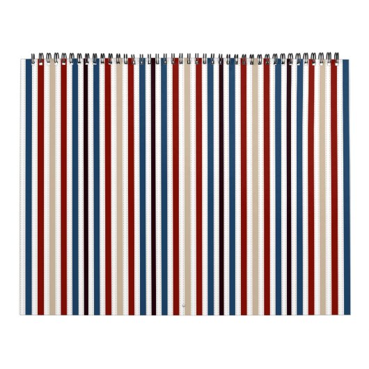 Moderne Chic gestreift Kalender (Titelbild)