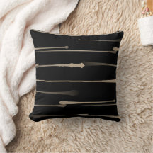 Moderne Chic Gold, Schwarz Abstract Boutique Art D