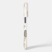 Moderne Chic Monogramm Marmor-Optik Custom Case-Mate iPhone Hülle (Rückseite / Rechts)