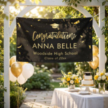 Moderne Chic Schrift Elegant Gold Abschluss