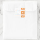 Moderne Chic Squares Save the Date Stickers (Tasche)