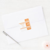 Moderne Chic Squares Save the Date Stickers (Umschlag)