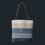 Moderne Chic Stripes mit Monogramm Tasche<br><div class="desc">Modernes Chic trendig gestreiftes Muster - mit harmonischen,  neutralen Farben und einer eleganten Touch. Personalisieren Sie Ihre Daten mit Ihrem Namen oder Monogramm. Wenn Sie es in verschiedenen Farben benötigen,  klicken Sie bitte auf den Kontaktknopf unter der Produktbeschreibung,  ich helfe Ihnen gerne.</div>