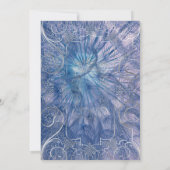 Moderne Chic Textured Bridal Dusche Einladung (Rückseite)