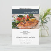 MODERNE CHIC TRENDY FOTO WORKSHOP EVITUATION EINLADUNG (Stehend Vorderseite)