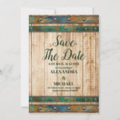 Moderne Chic Vineyard Wedding Save The Date (Vorderseite)