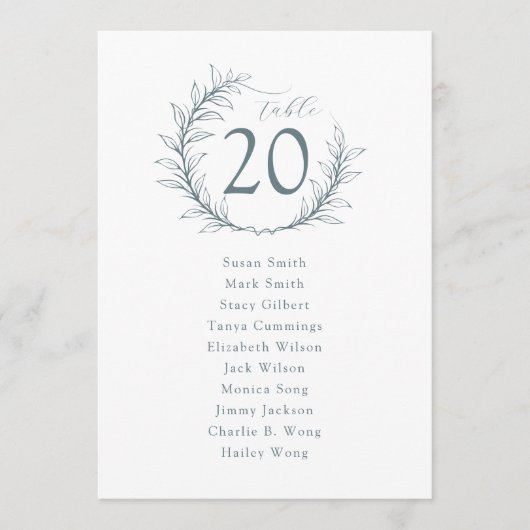 Moderne Chinesische Hochzeitskarte Programm (Vorderseite)