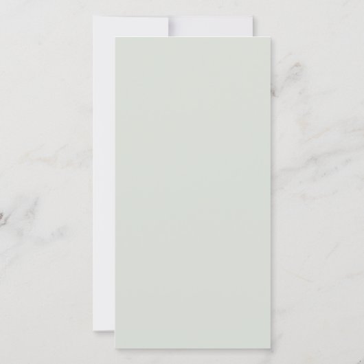 Moderne chinesische Minimalistische Hochzeit Save The Date (Rückseite)